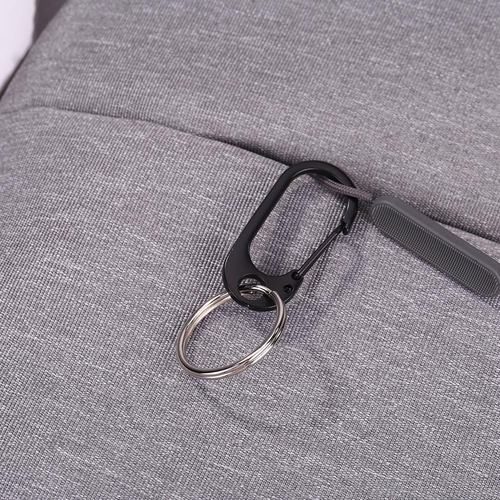 Outdoor Camping Zinc Alloy Carabiner Snap Hook Keychain Survival Travel Kit