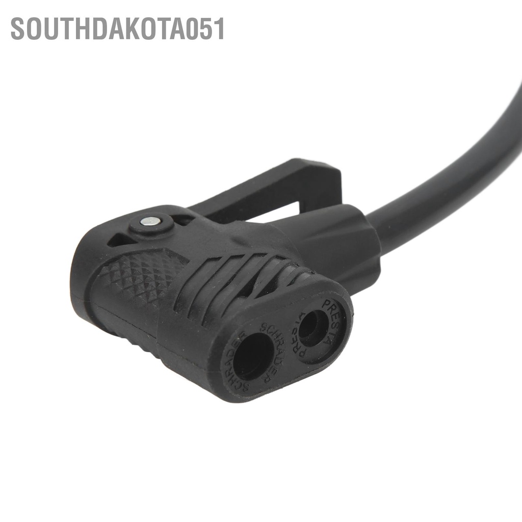 [Hàng HOT] Bơm xe đạp xe máy Di Động dùng tay Kèm Đồng hồ đo áp suất Tiện Dụng【Southdakota051】