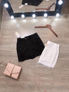 QUẦN VÁY JEANS RÁCH