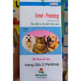 Thuốc xịt trị ve, bọ chét chó mèo Vime-Prondog 250ml