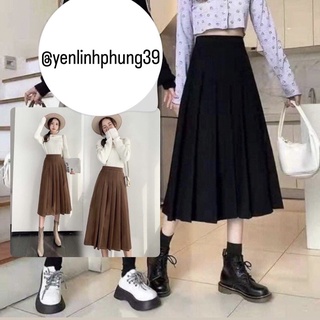 CHÂN VÁY TENNIS DÀI-NGẮN XẾP LY TÔN DÁNG CHUBBY