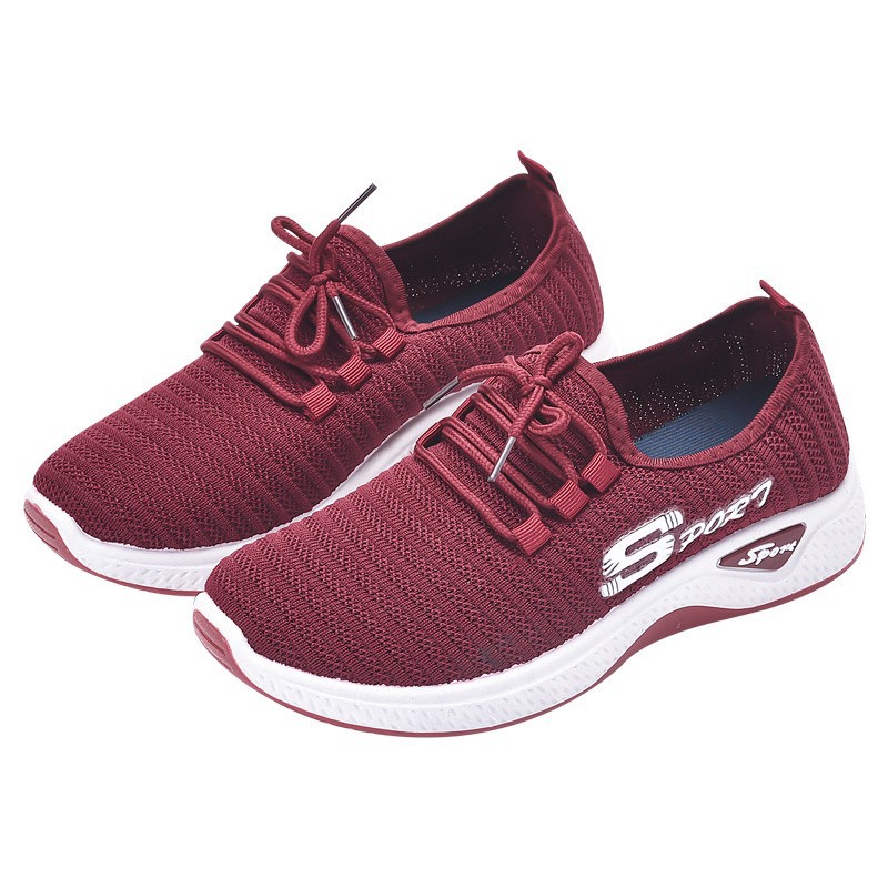 (Hàng Thanh Lý) Giày nữ sneaker thời trang sport đế lượn có 2 màu