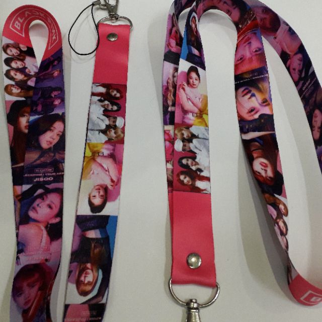 Dây strap dài BTS BT21 BLACKPINK  dây đeo thẻ BLACKPINK BTS BT21