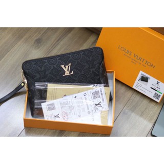 clutch cầm tay khóa số cao cấp fullbox