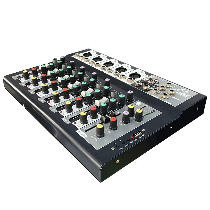 [ GIÁ RẺ ] Mixer bàn mini PEAVEY F7- USB cho gia đình và sân khấu ngoài trời