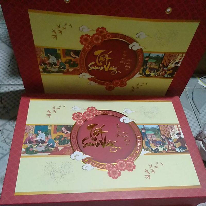 HỘP QUÀ TẾT 8 VỊ SIÊU NGON SIÊU SANG KÈM TÚI XÁCH | BigBuy360 - bigbuy360.vn