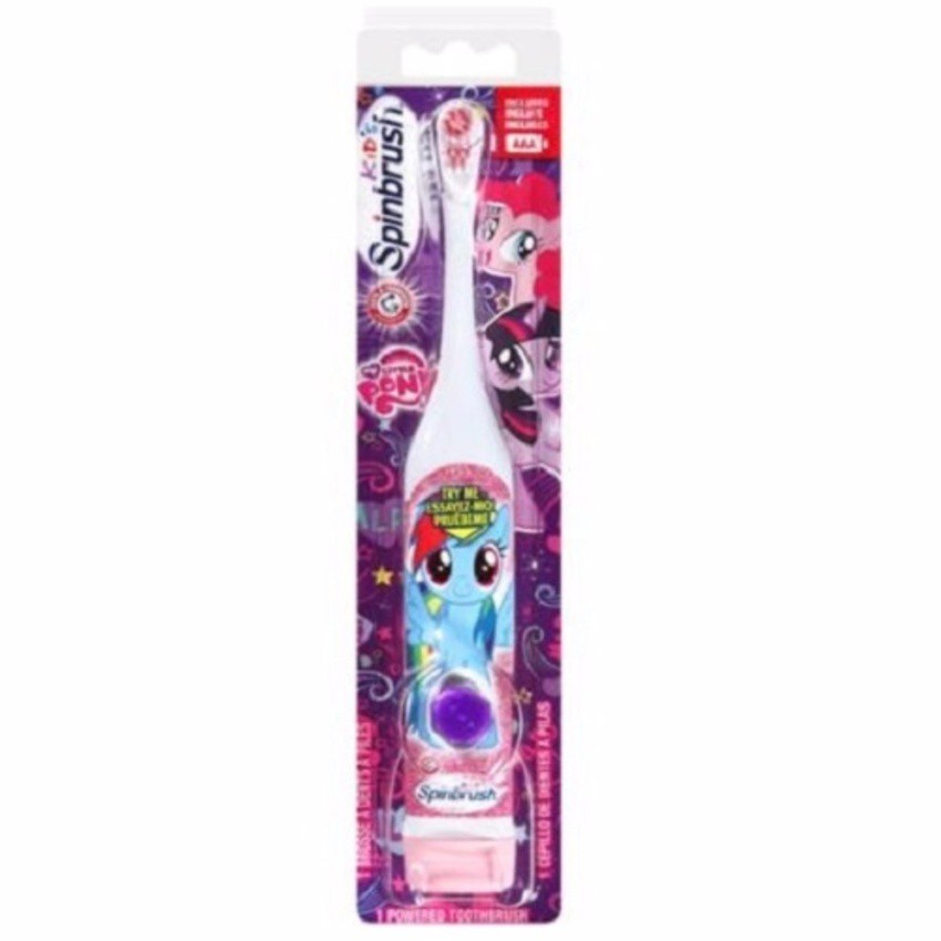 Bàn chải đánh răng chạy pin trẻ em Kid's Spin Brush My Little Pony Rainbow Dash (Mỹ)