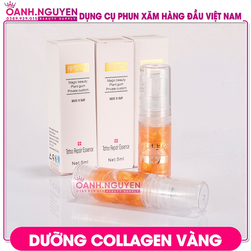 Dưỡng Collagen Vàng / Dưỡng Môi Mày Sau Xăm