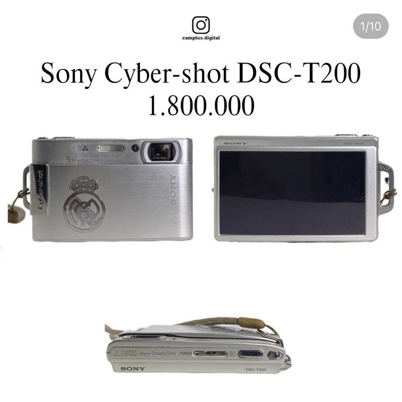 Máy phim Sony Cyber-shot DSC-T200