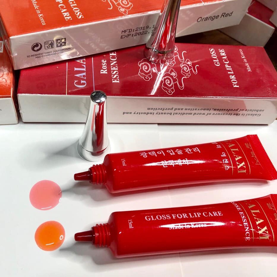Dưỡng môi Galaxi kích màu sau xăm, dưỡng ẩm tốt, giúp đẩy màu xăm lên nhanh 15ml