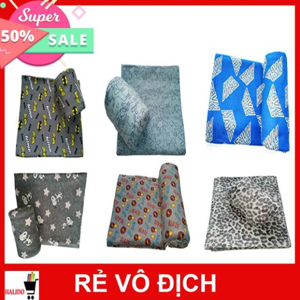 Chăn Mền Nỉ Thái Lan Cao Cấp – 6 mẫu cho 4 mùa – Họa tiết đa dạng – KT: 1m6x2m – TL: 450-600gr - HALIDO