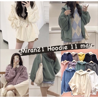 Áo khoác hoodie nỉ khoá mũ hàng chuẩn qc