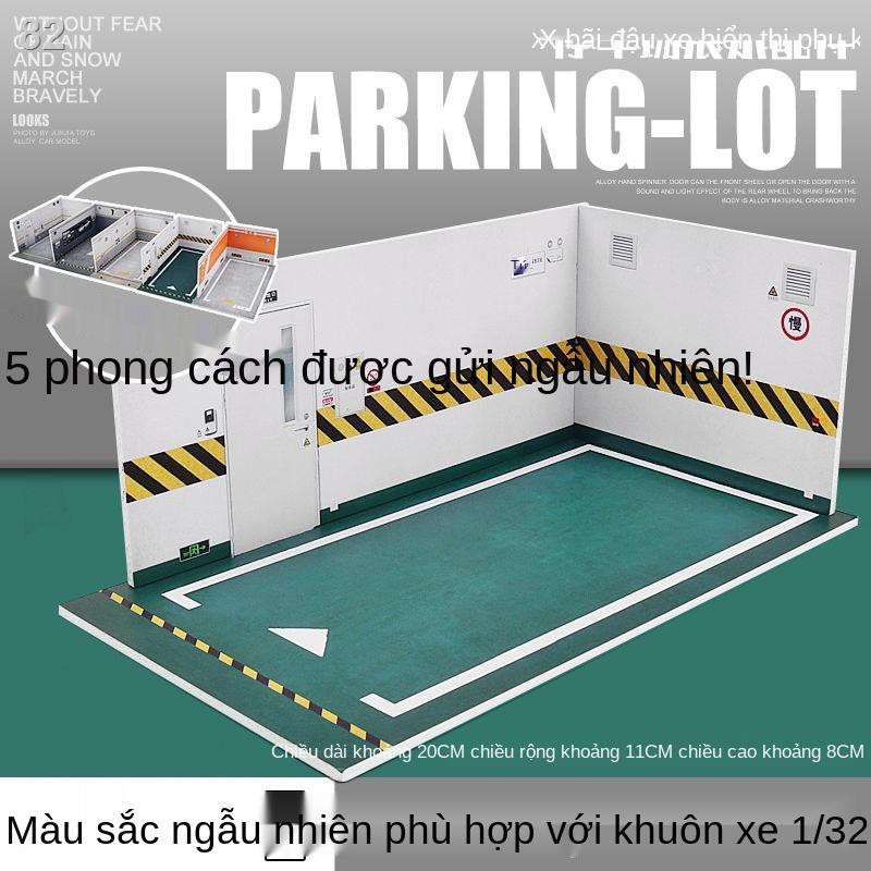 JMô phỏng 1/32 bãi đậu xe hiển thị chỗ đậu xe cảnh mô hình ô tô dưới hầm đậu xe đồ chơi trẻ em của cậu bé