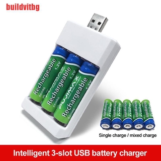 Bộ Sạc Pin AAA / AA 3 Ngăn Tiện Lợi