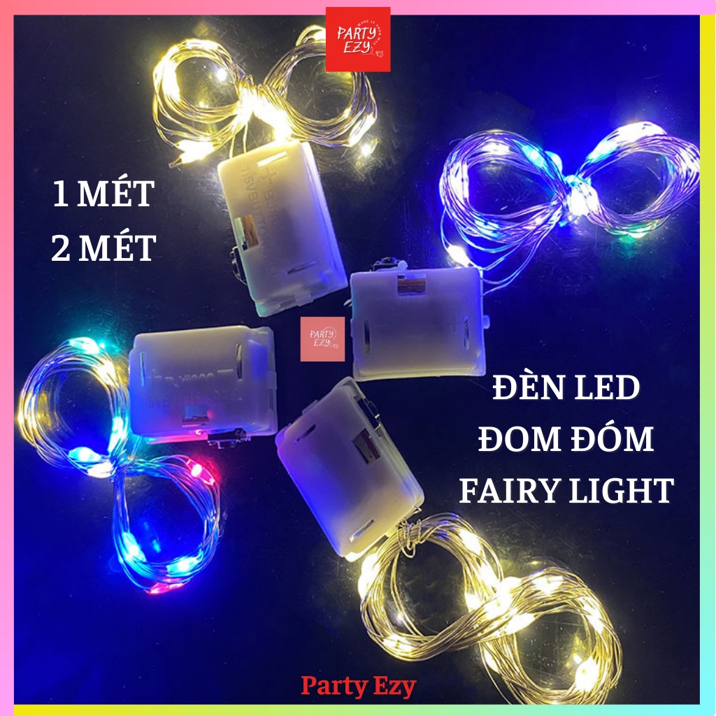 Đèn Led Fairy Light 1M, 2M - Đèn Đom Đóm Trang Trí