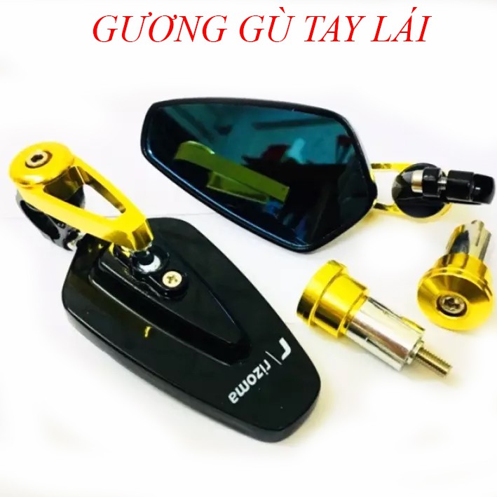 Gương Gù tay lái Crg , Rizoma fullbox Kèm Lục Giác < Lắp Được Trên Các Dòng Xe Máy> <DPOL2>