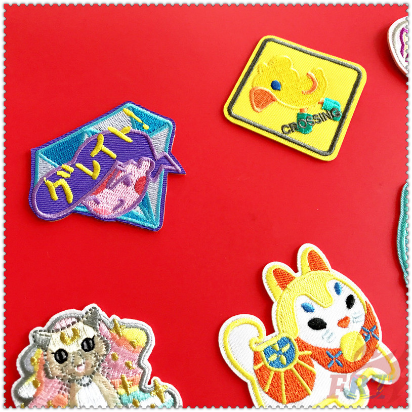 1 Sticker Ủi Thêu Hình Mèo Dễ Thương