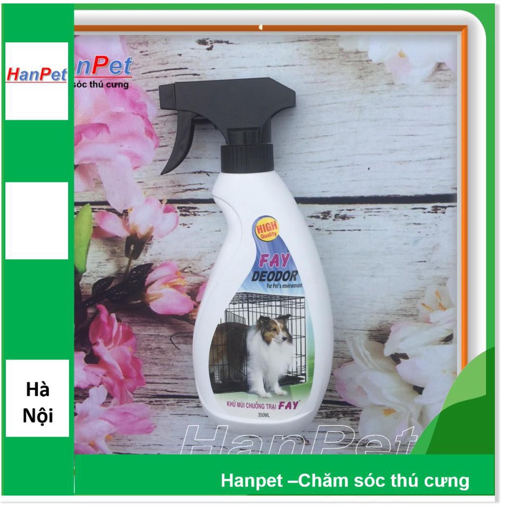 Xịt khử mùi hôi của chó mèo (2 loại) XC-Pet 100 &amp; FAY - diệt khuẩn môi trường (hanpet 239)