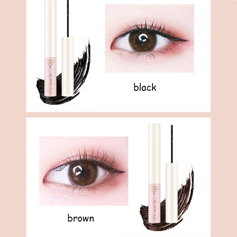Khuôn vẽ lông mày/ Mascara RIPE GIRL chuốt mượt mà làm cong và dày mi sợi tơ tằm 4d không thấm nước chống thấm mồ hôi