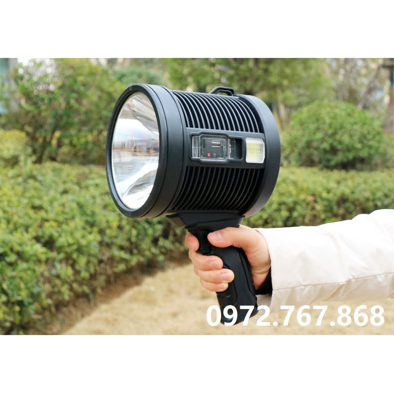 Đèn pin đa năng Led P50 siêu sáng, chiếu xa, chiếu tỏa, sạc năng lượng mặt trời, sạc điện thoại, nháy cảnh báo SOS