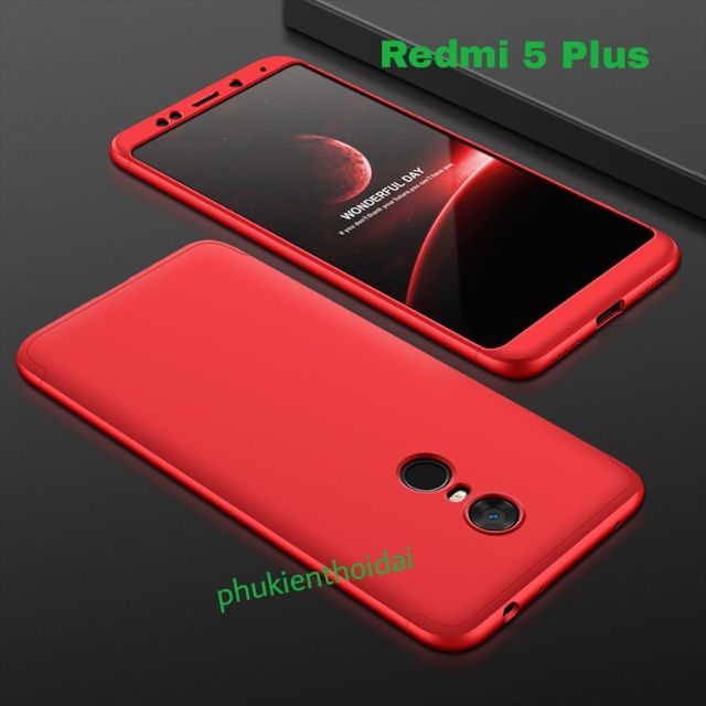 Xiaomi Redmi 5 Plus _ ốp lưng 360 hiệu Gkk cao cấp siêu mỏng
