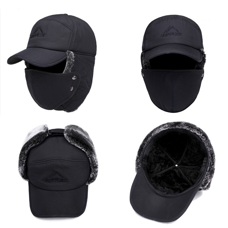 Mũ lưỡi trai lót lông Supplex thiết kế dày dặn siêu ấm dành cho mùa đông - ĐỒ CÂU PHÍA BẮC - S3