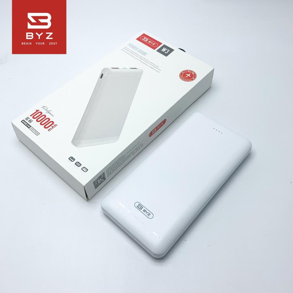 [Mã 155ELSALE giảm 7% đơn 300K] Sạc Dự Phòng,Cục Sạc Dự Phòng iphone, W3 10.000 mAh