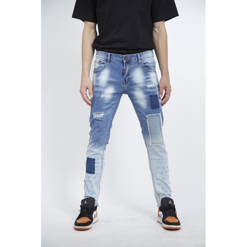 [⚡Tặng quà⚡] Quần Jean Nam Cao Cấp dáng skinny wash phong cách | BigBuy360 - bigbuy360.vn