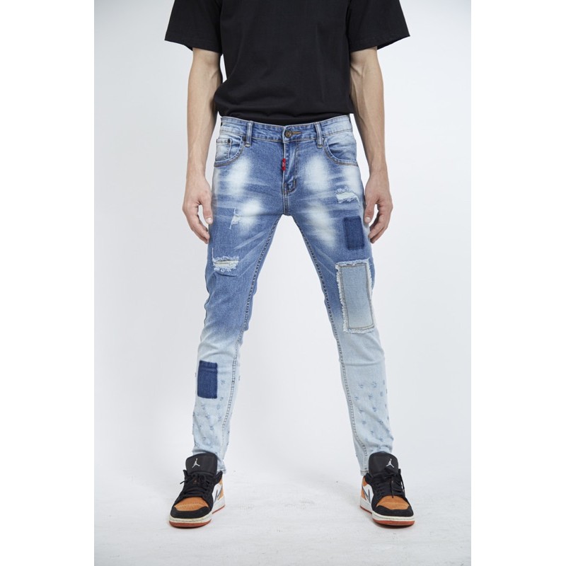 [⚡Tặng quà⚡] Quần Jean Nam Cao Cấp dáng skinny wash phong cách