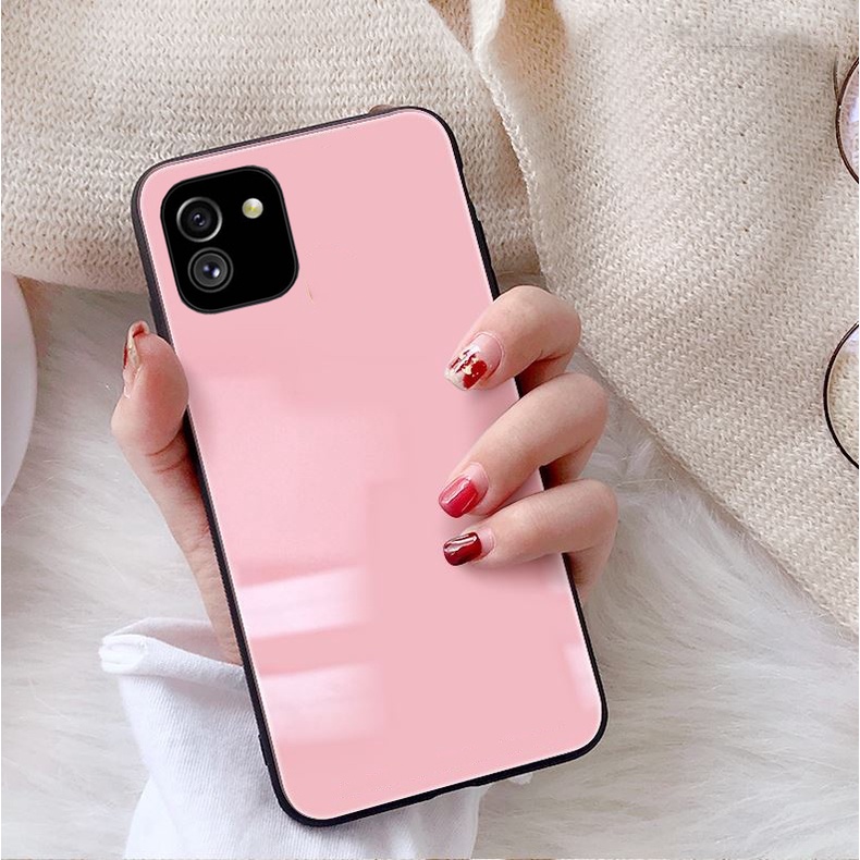Ốp Lưng SAMSUNG GALAXY A03 Mặt kính gương sáng bóng cao cấp