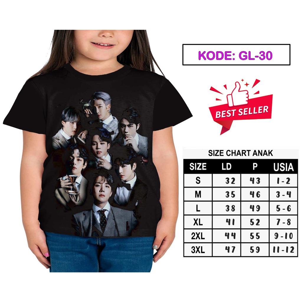 Áo Thun 3D Hàn Quốc Cho Bé GL-30