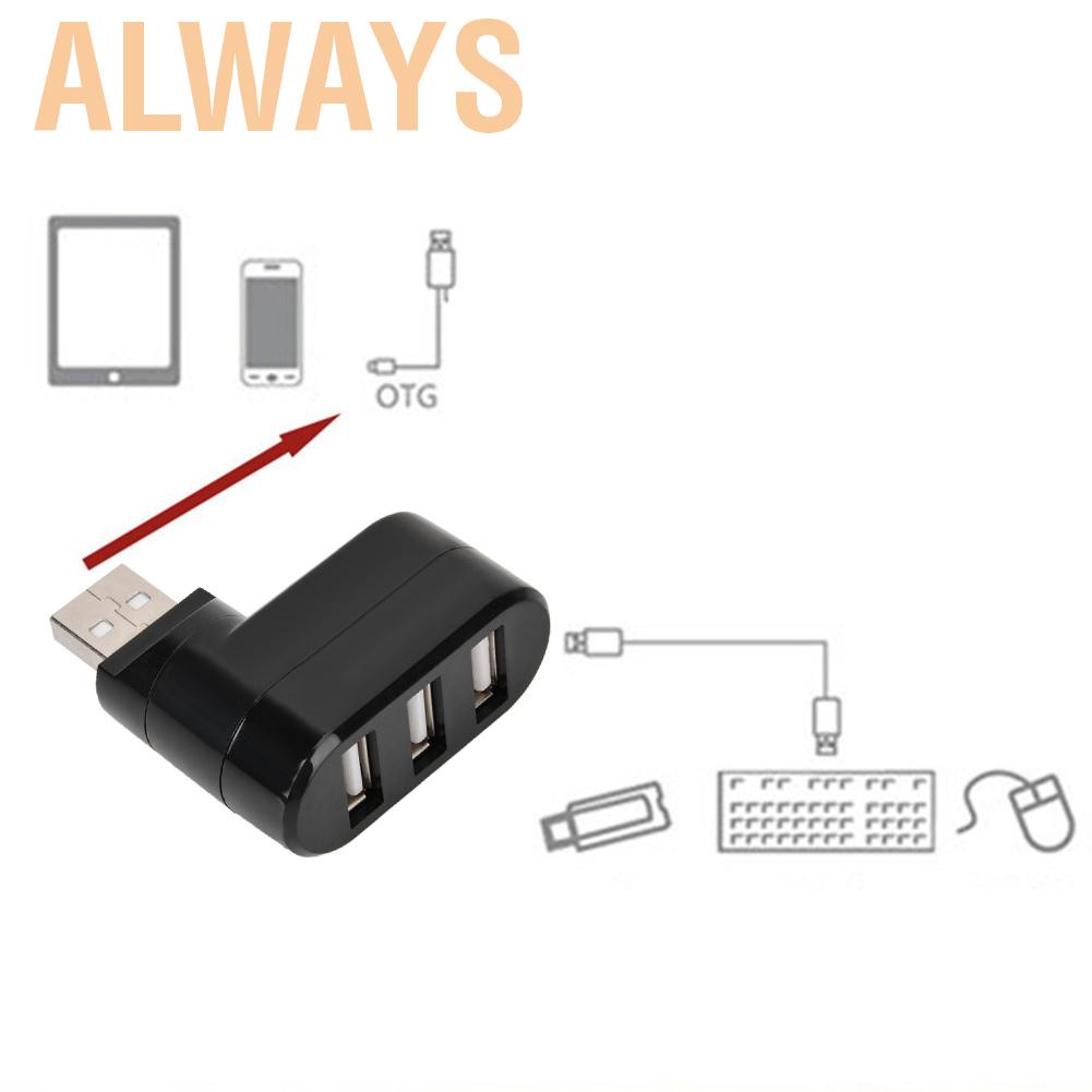 Hub kết nối 3 cổng USB 2.0 chuyên dụng cho PC Notebook Laptop