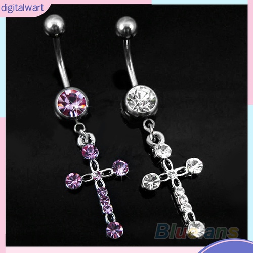 Khuyên Rốn Thép Phẫu Thuật Hình Thánh Giá