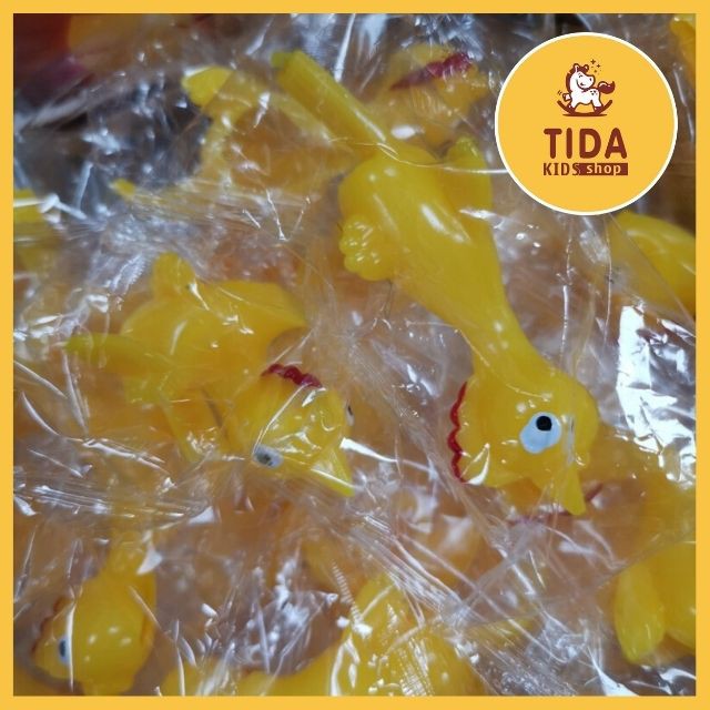 Gà Cao Su Bắn Vui Chơi Giải Trí Xả Stress ⚡ HOT TREND ⚡ Gà Dính Tường Siêu Hot Vui Nhộn, Đồ Chơi Giải Trí TiDa Kids Shop