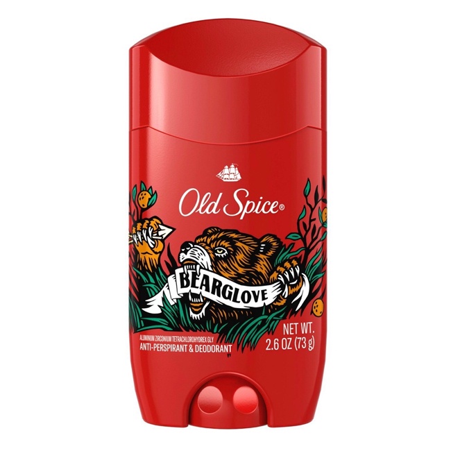 Lăn khử mùi Old Spice Bearglove - Mỹ - 73g