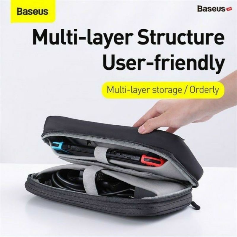 Túi chống sốc đa năng dùng để đồ phụ kiện công nghệ Baseus Track series Switch Storage Bag