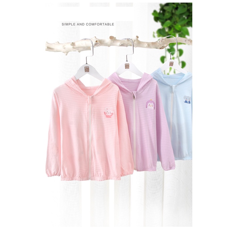 Áo khoác cho bé chất liệu cotton tăm tre