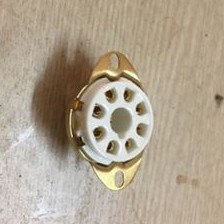 D02 Đế đèn 8 chân sứ to dùng cho đèn EL34 6SN7 5U4G
