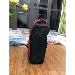 Balo Kanken Classic (màu đen quai đỏ)