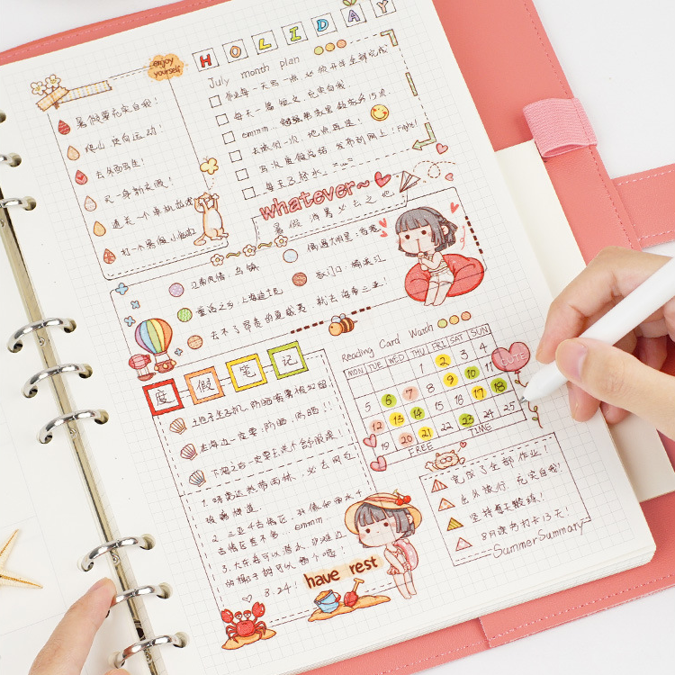 Mochi nhỏ Cuộn băng dính washi in hình nhân vật hoạt hình 20 kiểu thiết kế tươi tắn dễ thươngToàn bộ băng keo