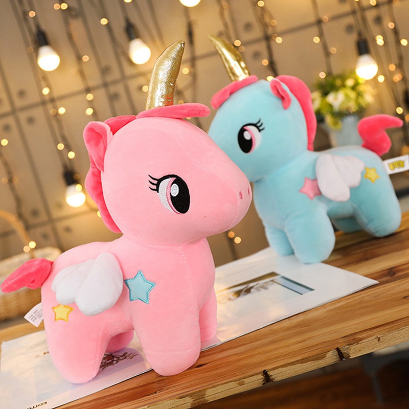 Đồ chơi nhồi bông Hình Kỳ Lân Trái Tim Dễ Thương 10/20cm