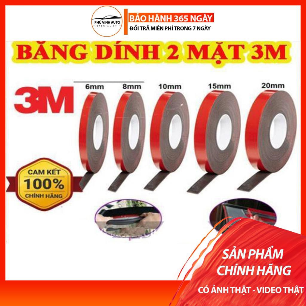 [Mã LIFEAU5SALE giảm 20k đơn 50k] Băng Keo 3M, Băng Dính 3M 2 Mặt Cường Lực Siêu Dính, Băng Dính Chính Hãng 3M