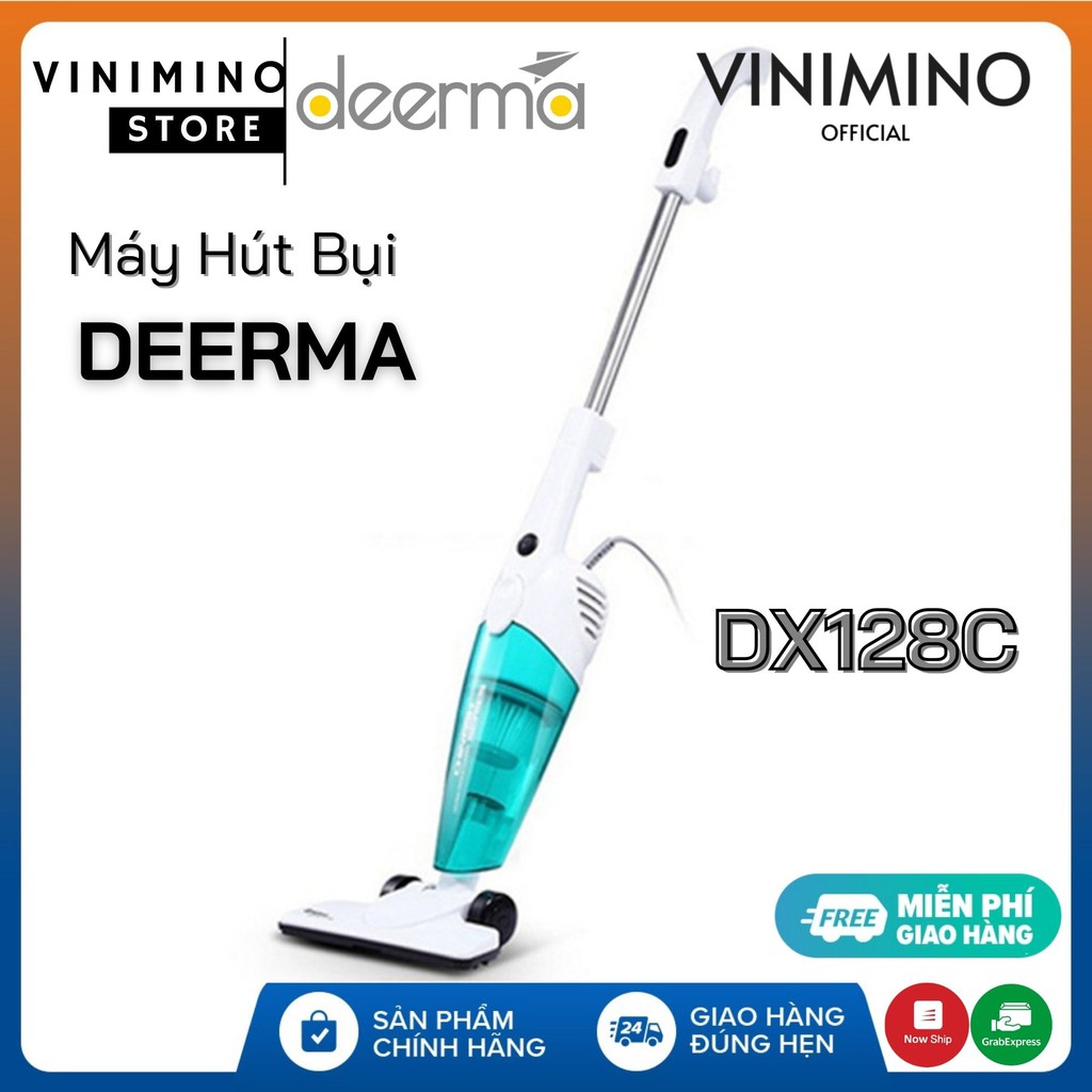 [Q. Bình Tân] Máy hút bụi DEERMA DX128C (Xanh Mint) - Hàng Xiaomi Phân Phối | Vinimino