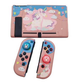 For Nintendo Switch Console /Joy Con Protective Soft Matte Silicone Cover Case[FASH]