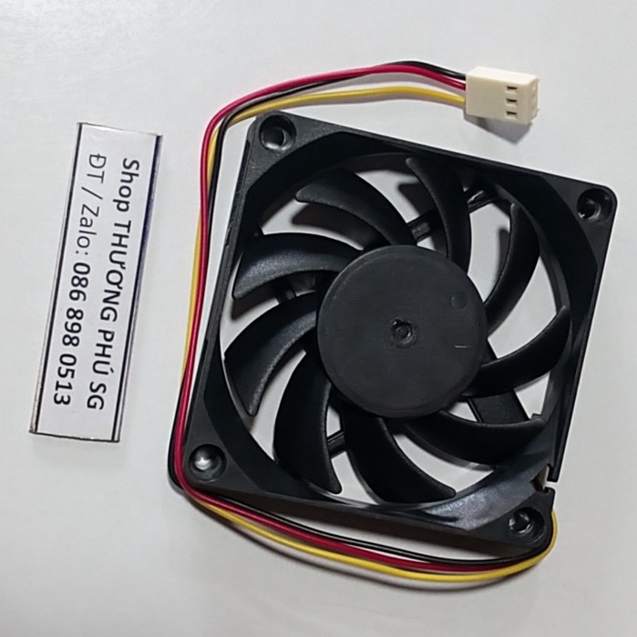 Quạt tản nhiệt Fan: 7Cm X 7Cm X 1.5Cm - Điện áp DC 12V