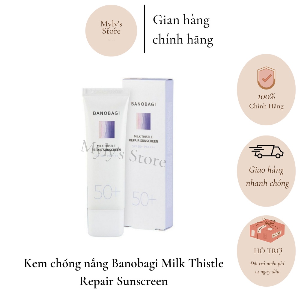 Kem chống nắng Banobagi Milk Thistle Repair Sunscreen SPF 50+ PA++++ - mylysstoredn