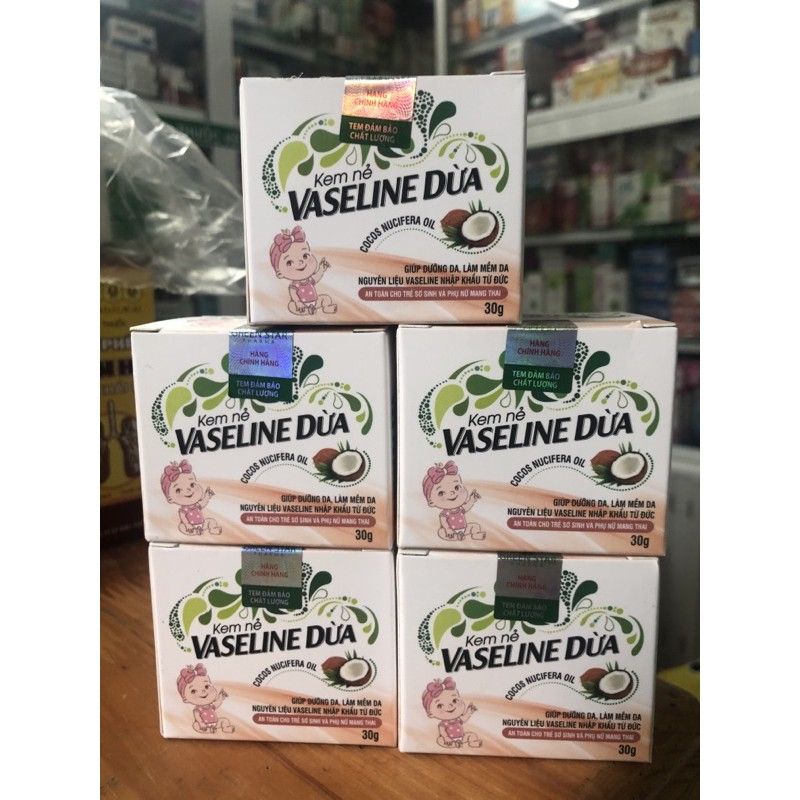 Kem nẻ VASELINE Dừa - Hết khô nẻ, làm ẩm, mềm da, ngứa...30g