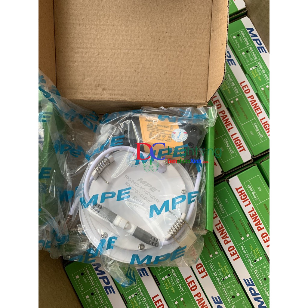 Đèn Âm Trần MPE 6w-9w-12w chính hãng 2 năm đầu hư đổi mới