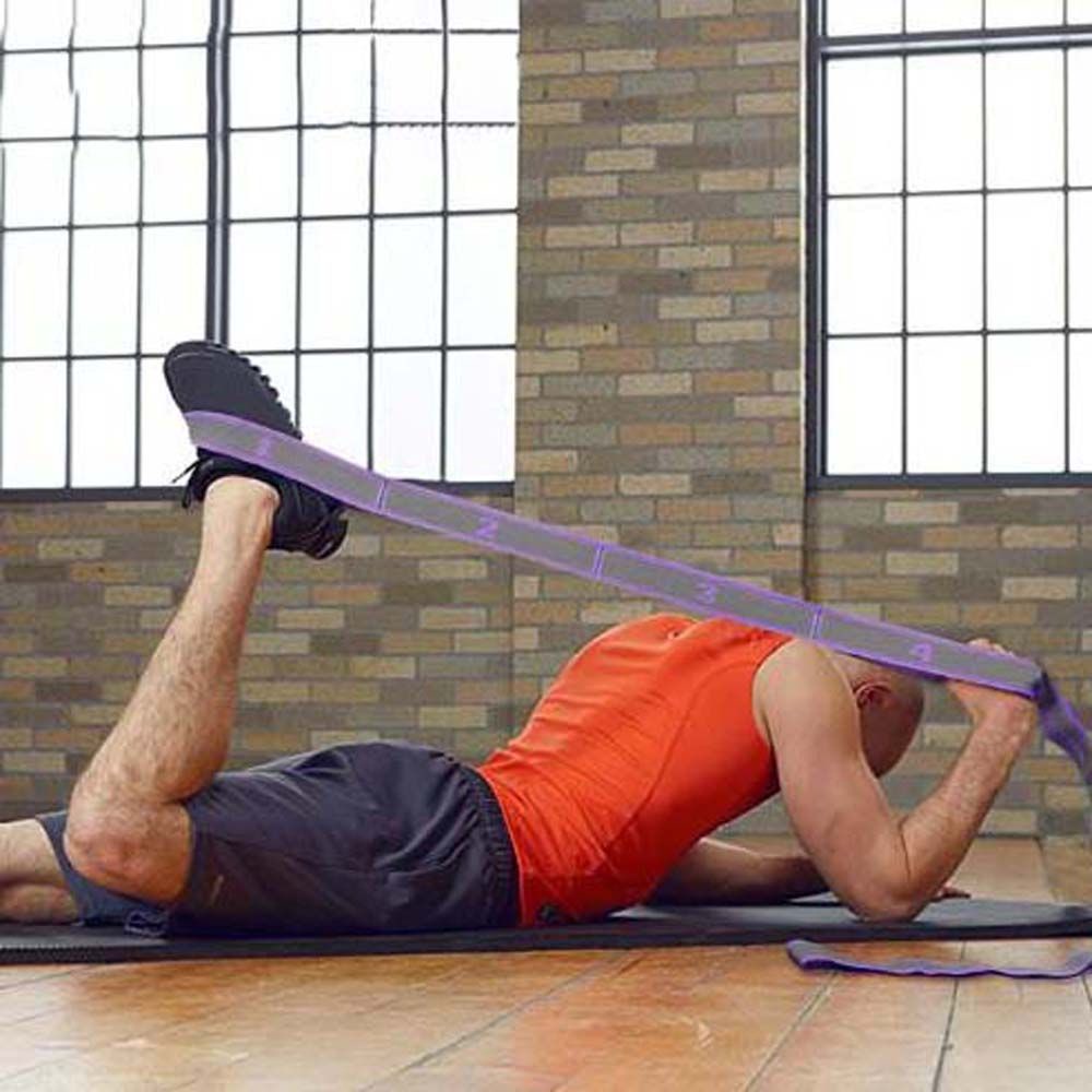 Dây Đai Kháng Lực Bằng Nylon Co Giãn Nhiều Vòng Hỗ Trợ Luyện Tập Yoga / Pilates / Thể Hình