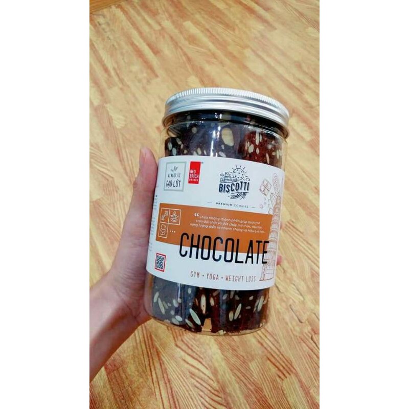 Hộp bánh nguyên cám biscotti 250gr_Bánh ngũ cốc ăn kiêng tốt cho sức khoẻ tim mạch | BigBuy360 - bigbuy360.vn